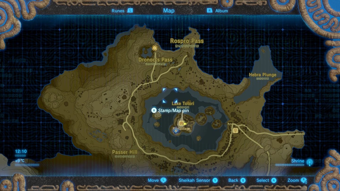 Zelda Breath of the Wild Rito Village, Tabantha Tower, how to find